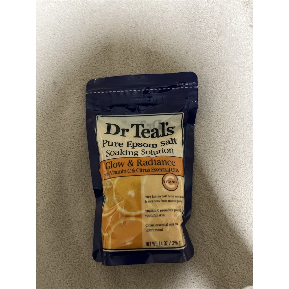 dr teals pure epsom salt Glow And Radiance With Virtual C And Citrus Essential O
